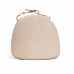 Draufsicht Leinen Sitzpolster beige kaufen für Gastronomie, Hochzeit und Eventstühle