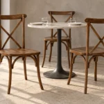 Crossback Stuhl Mahagoni Braun – Anwendungsbeispiel
