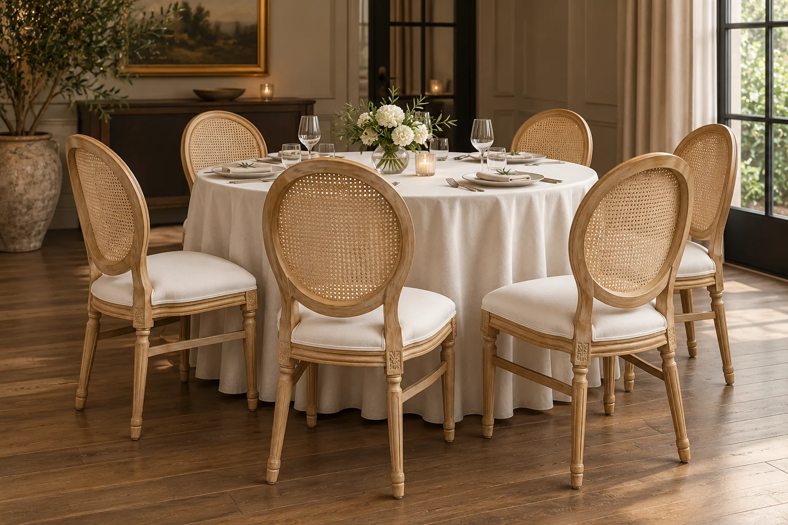 Stuhlpolster für Eventstühle Hochzeit Bankett Gastronomie und festliche Bestuhlung
