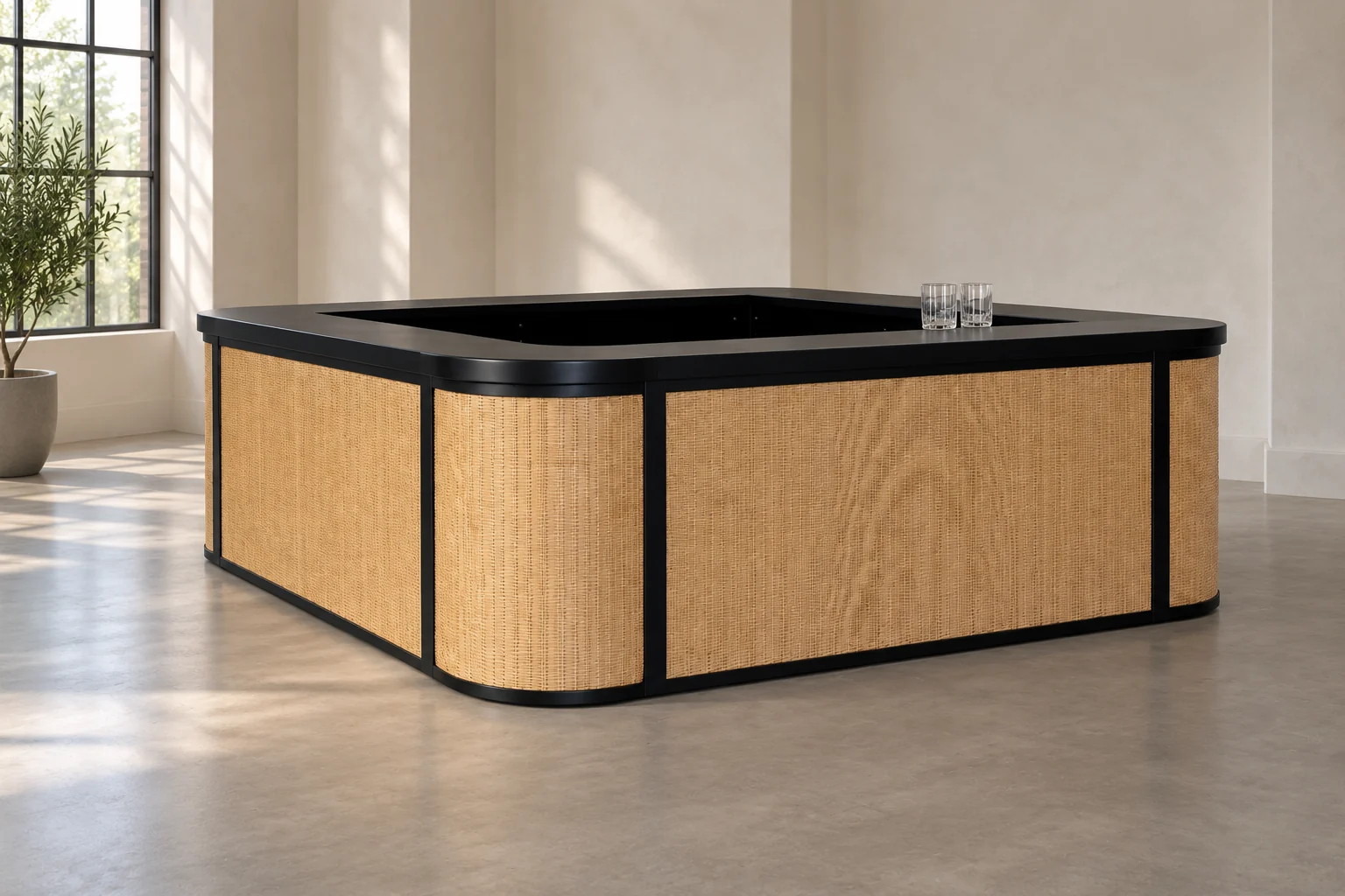 Theken Savona Quadratisch – Anwendungsbeispiel